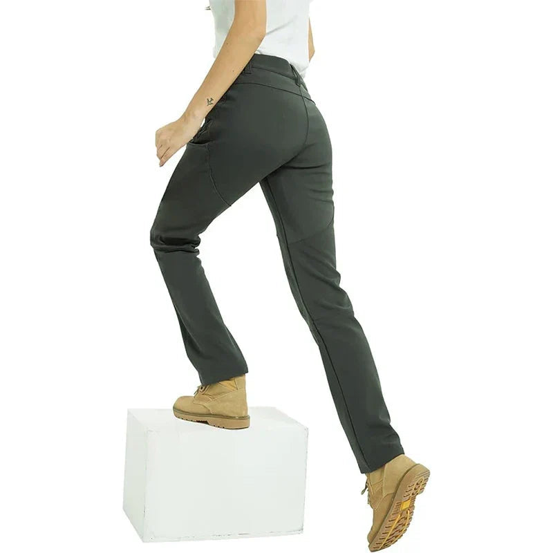 Outdoorhose Herren - fleecegefüttert - Slim Fit - wasserabweisend