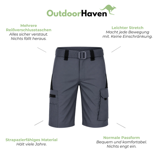 Herren Cargoshorts zum Wandern – Stretch Shorts