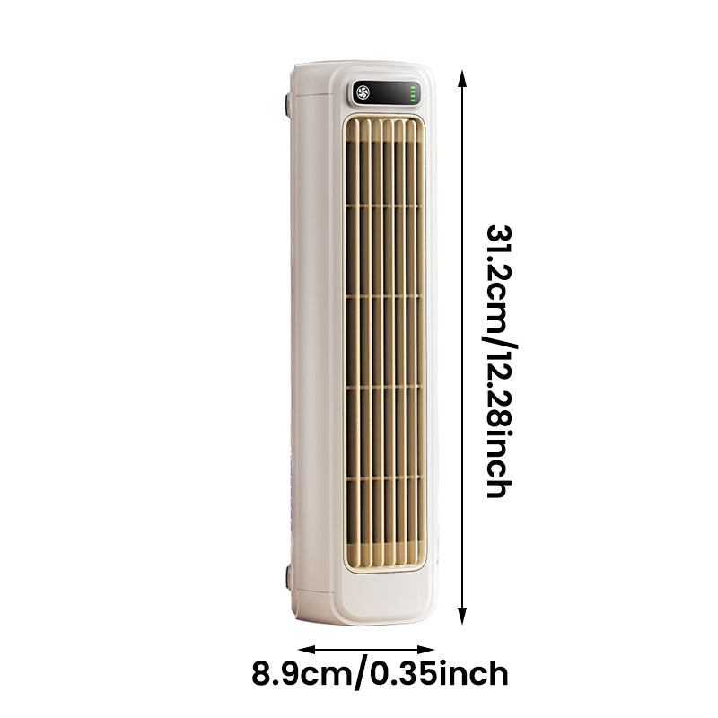 Tragbarer Luftkühler - 3-in-1 Kabelloser Ventilator - Aufladbare Wandmontage