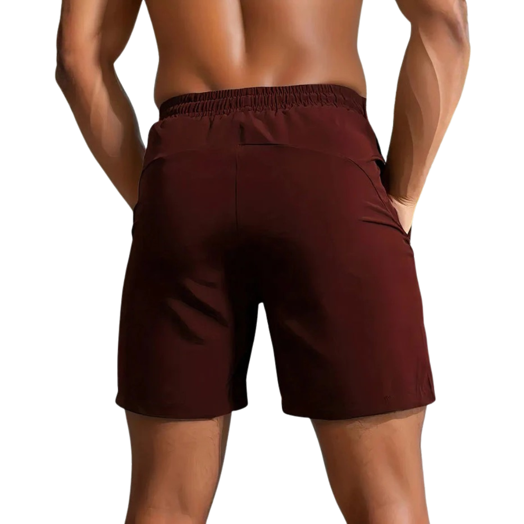 Herren Sportshorts – Reißverschlusstaschen – Atmungsaktiv