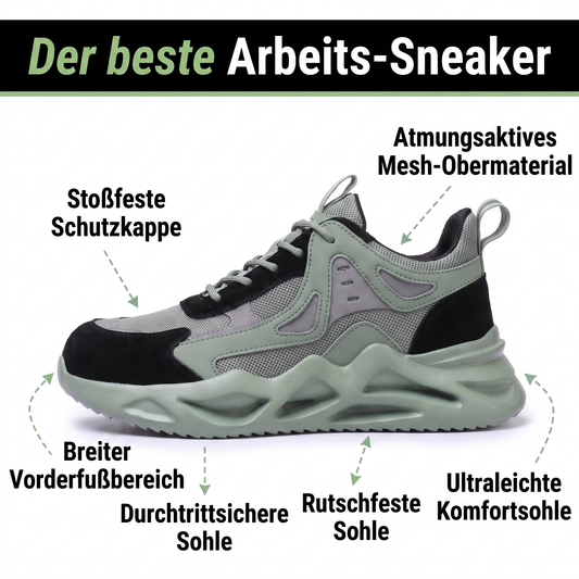 sicherheitsschuhe leicht - Infografik