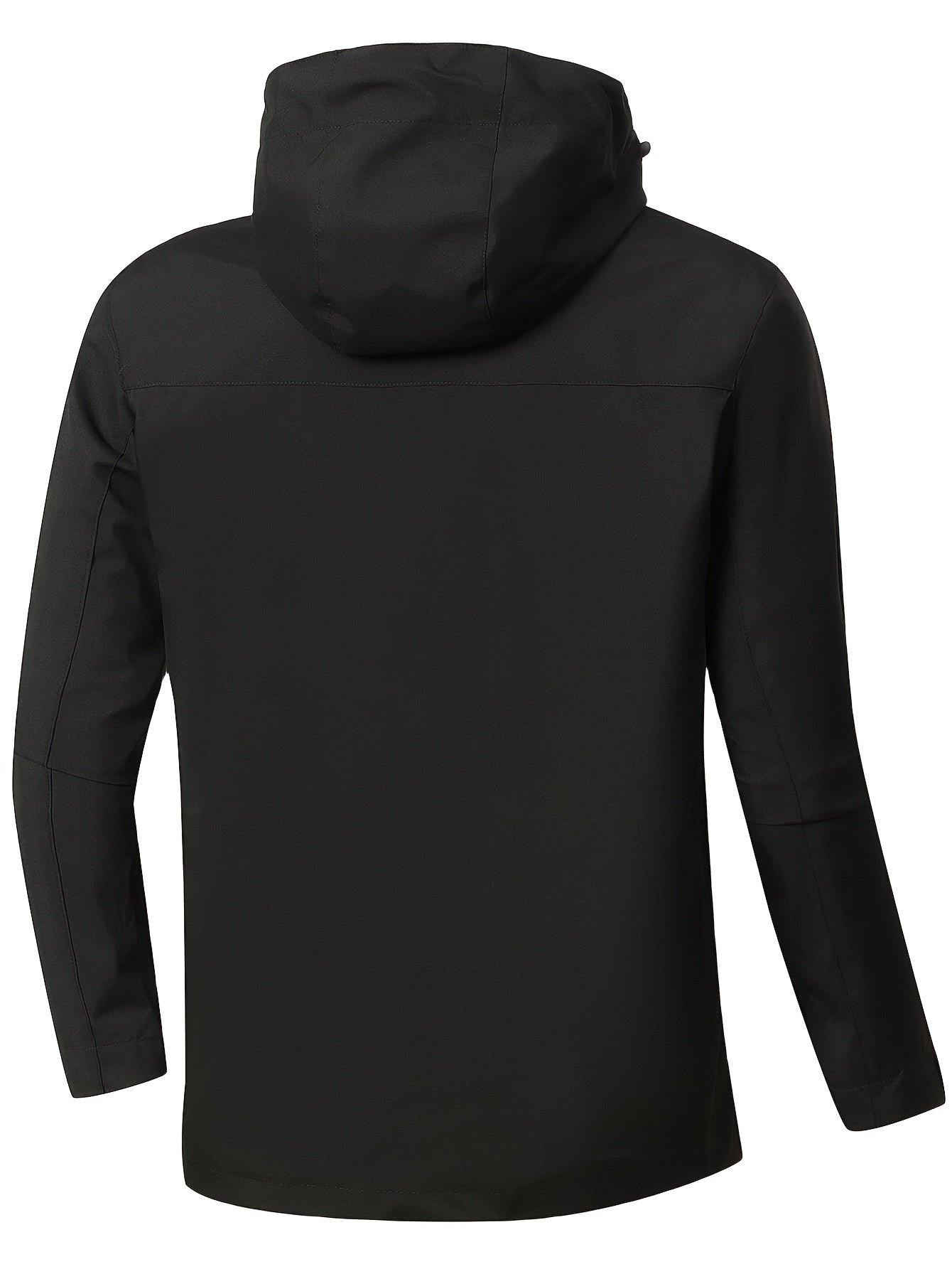 Übergangsjacke Herren - Leichte Regenjacke mit Kapuze, Wasserabweisend