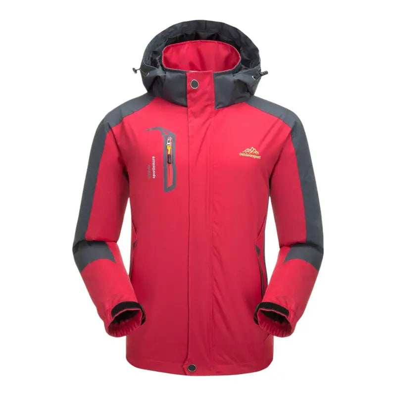Regenjacke Herren - Wasserabweisend & Winddicht - Abnehmbare Kapuze