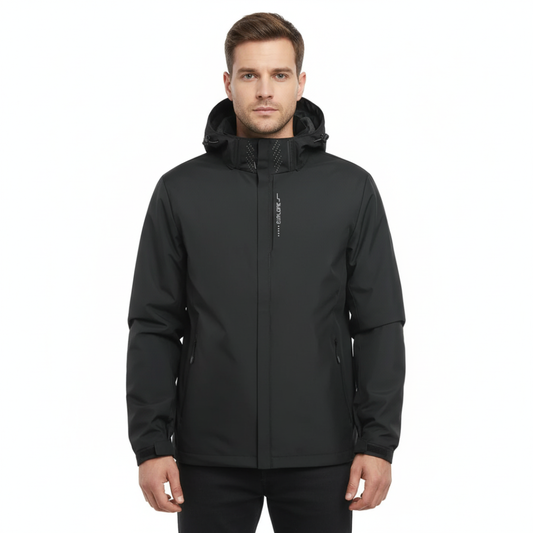 Übergangsjacke Herren Wasserdicht - Regenjacke mit Kapuze