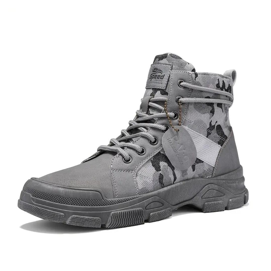 Camouflage-Schnürstiefel – Komfortabel – Langlebig