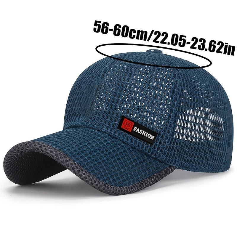 Mesh-Baseballcaps 2er-Set - Schnelltrocknend - Verstellbar