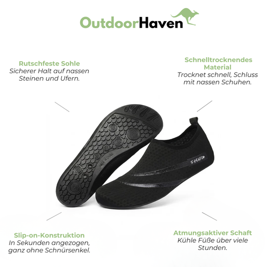 Amphibien-Wasserschuhe - Schnelltrocknend - Rutschfest