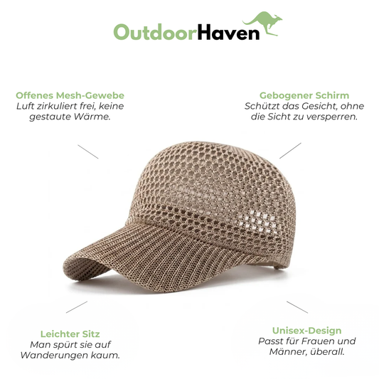 Unisex-Mesh-Baseballcap - Sonnenschutz - Atmungsaktiv