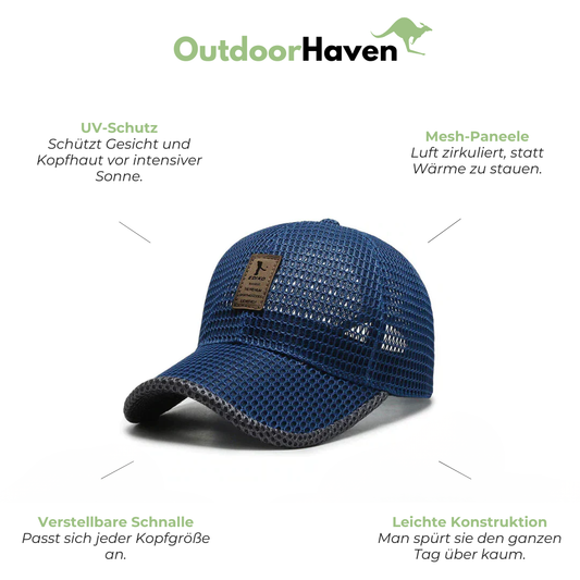 Herren-Trucker-Cap Mesh - UV-Schutz - Verstellbar