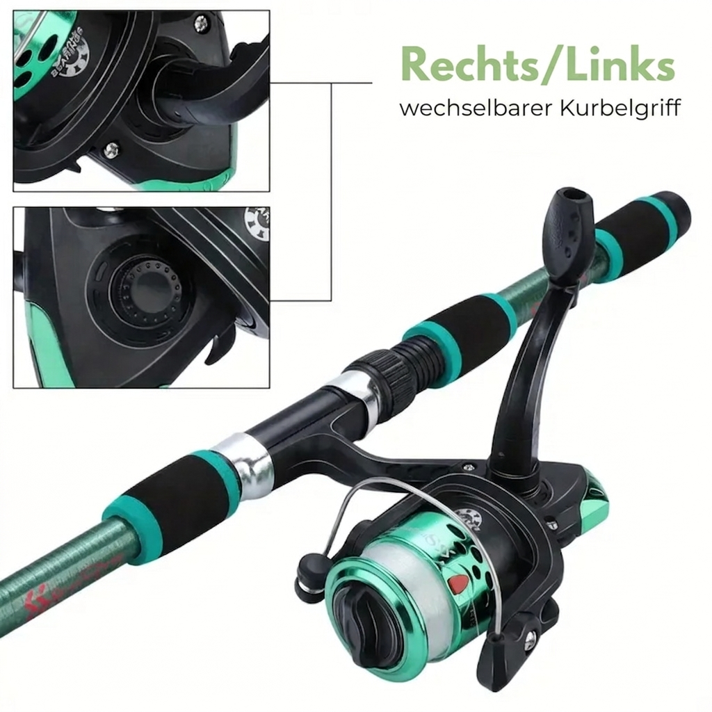 Angelset – Teleskopisch - Komplettset für Angler