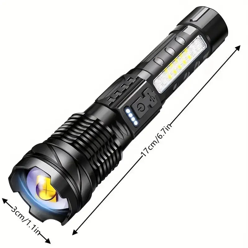 OutdoorHaven Militärische Taschenlampe – 5000 Lumen