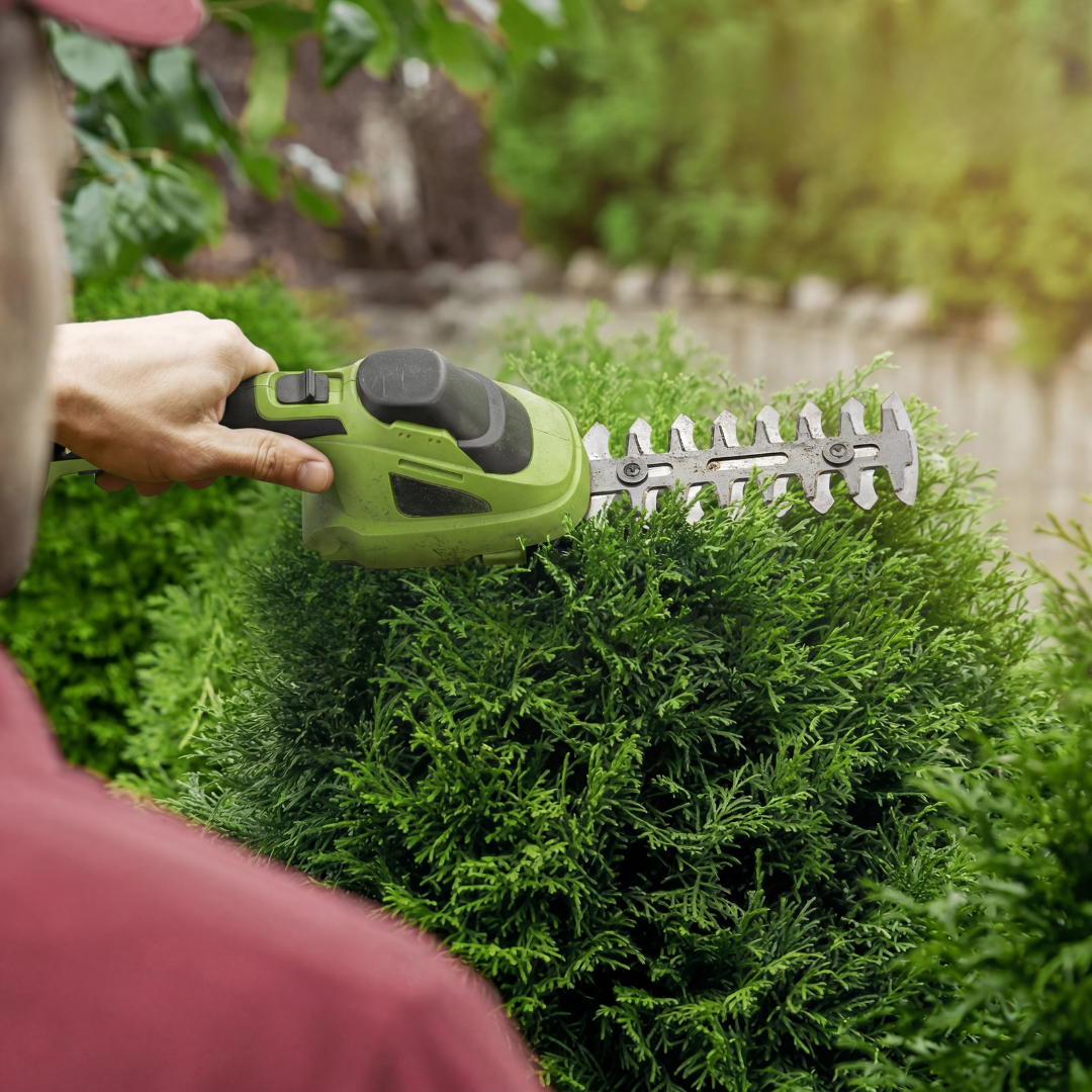Akku Heckenschere 2-in-1 – Grasschere Kabellos – Kompakt