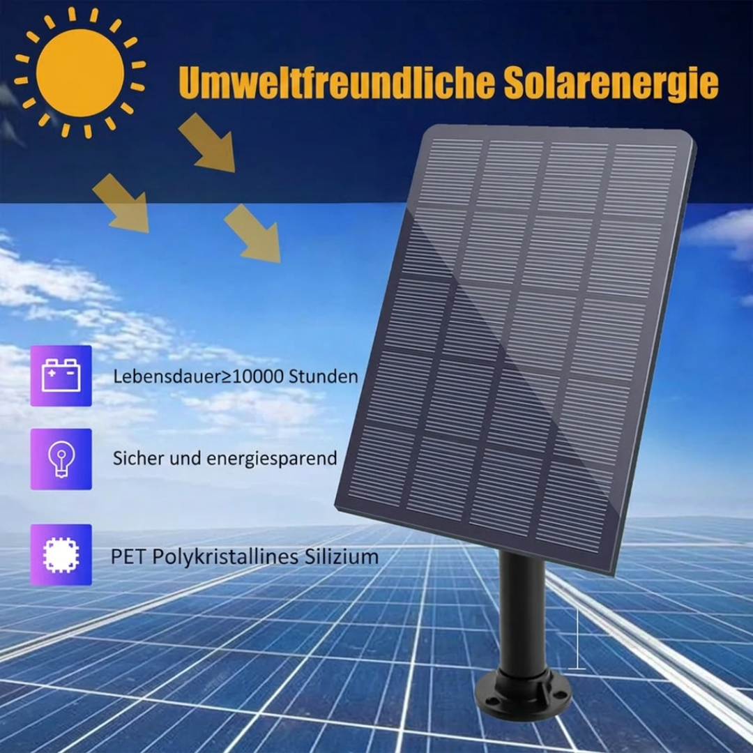 Solar Springbrunnen Set – Teichpumpe 6-in-1 – Kabellos