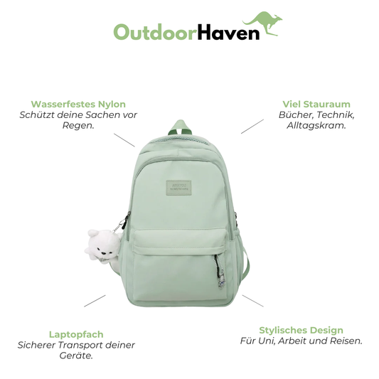 Schulrucksack - wasserdicht - mit Laptopfach