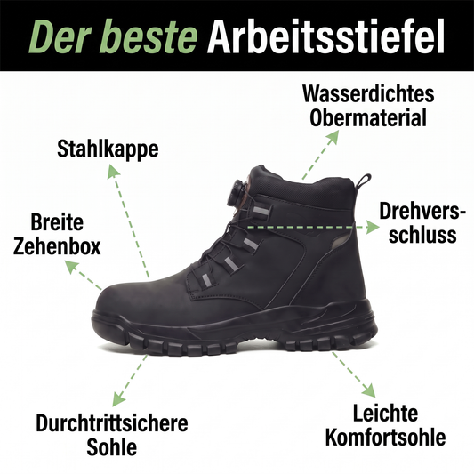 arbeitsstiefel herren - Infografik
