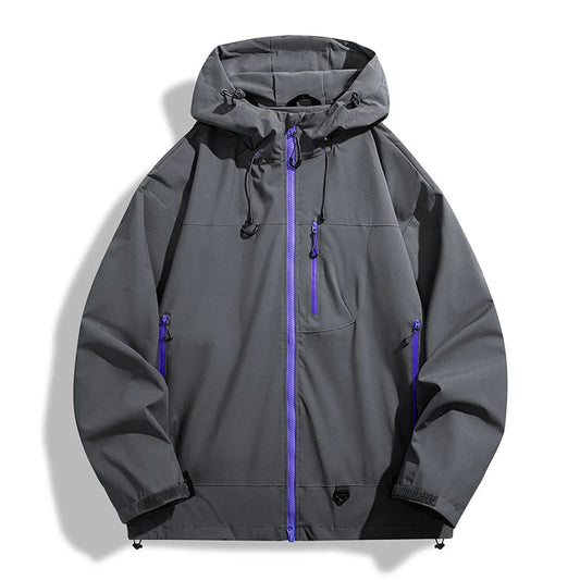 Regenjacke Unisex - Wasserdicht & Winddicht - Verstellbare Kapuze