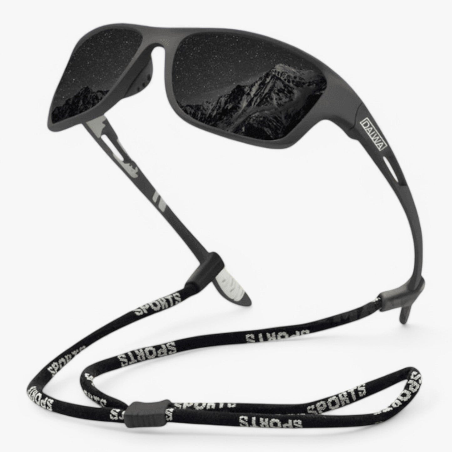 Polarisierte Herren-Sonnenbrille – Inklusive Brillenband – UV400-Schutz