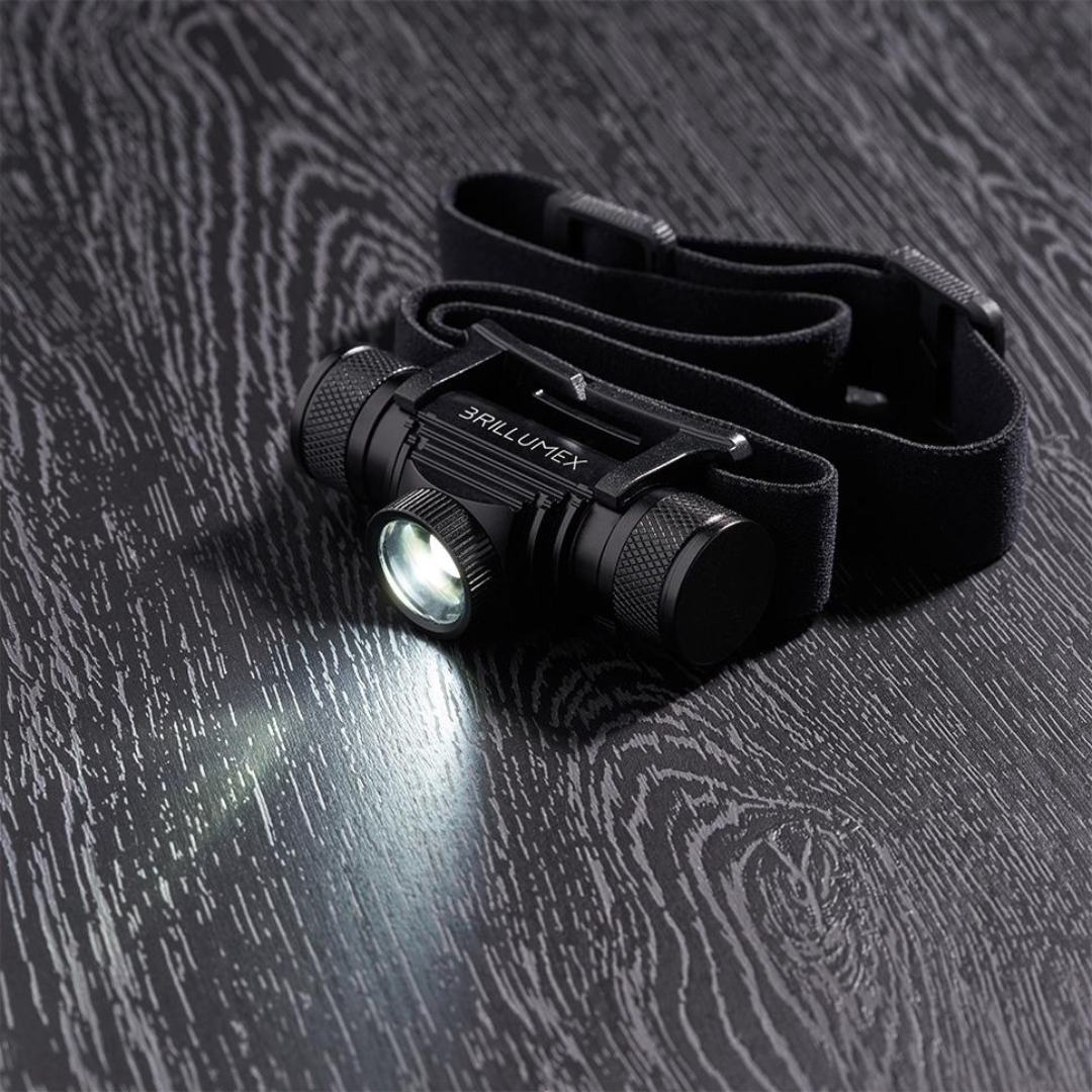 Stirnlampe LED - Ultrahell - Lange Akkulaufzeit