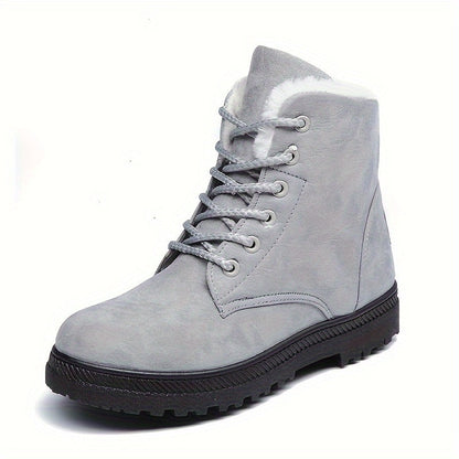 Winterstiefel Damen - gefüttert - mit Schnürung