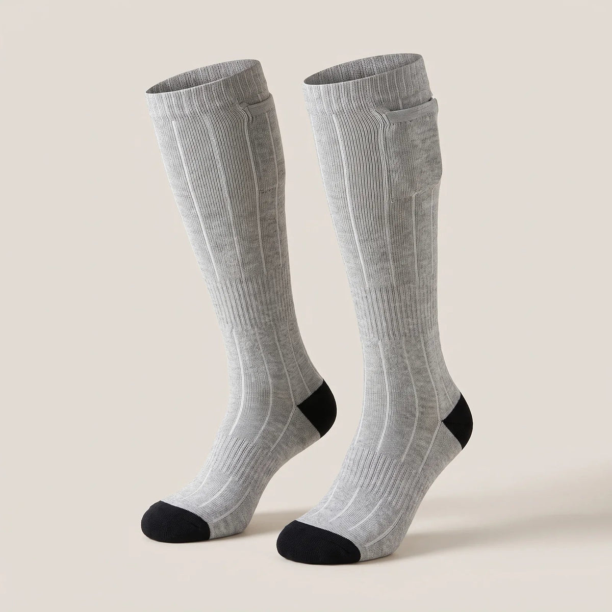 Beheizbare Socken – Grau