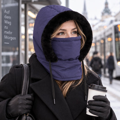 Sturmhaube Winter - Plüschfutter und Gesichtsschutz - Verstellbar – 7
