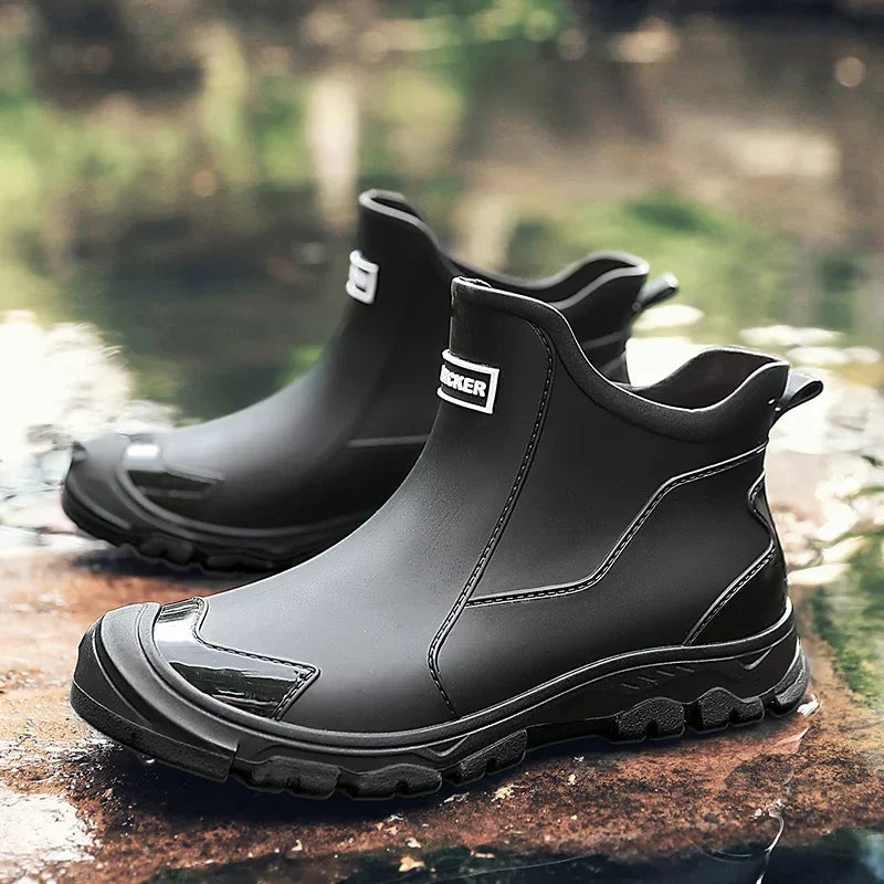 Kurze Gummistiefel Herren - knöchelhoch - Profilsohle