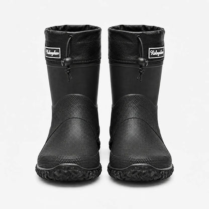 Gummistiefel Herren & Damen kurz in Schwarz – Produktfoto auf Weiß