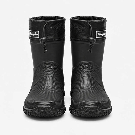 Gummistiefel Herren & Damen kurz in Schwarz – Produktfoto auf Weiß