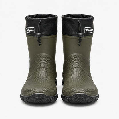 Gummistiefel Herren & Damen kurz in Olivgrün – Produktfoto