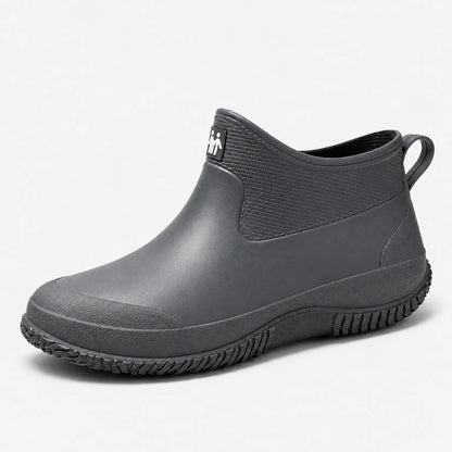Kurze Gummistiefel Damen in Grau – Produktfoto
