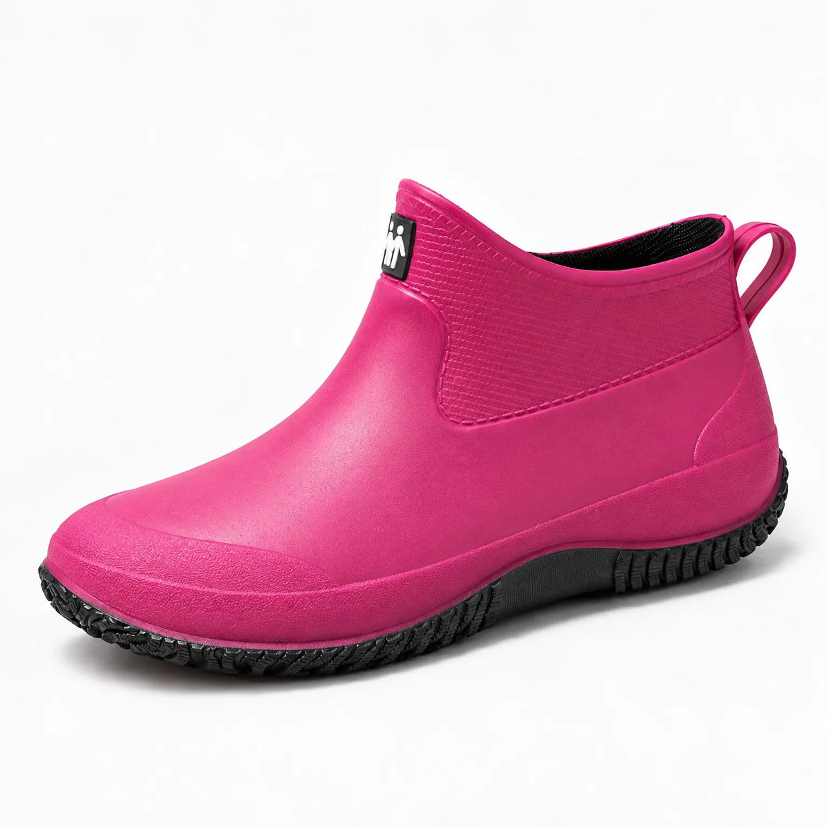 Kurze Gummistiefel Damen in Fuchsia – Produktfoto