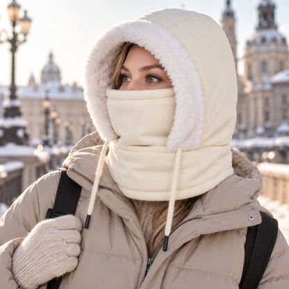 Sturmhaube Winter - Plüschfutter und Gesichtsschutz - Verstellbar – 11