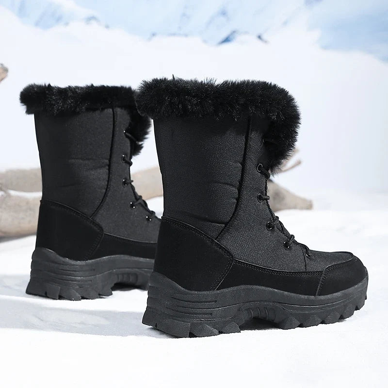 Winterstiefel Damen – Ansicht von hinten mit verstärkter Ferse