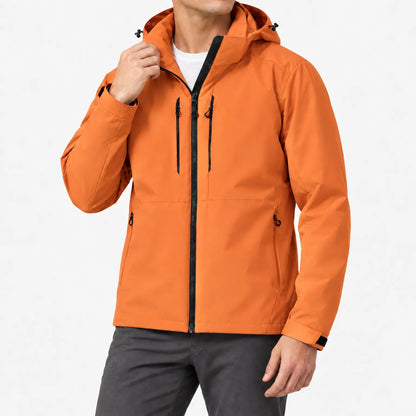 Windbreaker Jacke Unisex in Orange – Produktfoto
