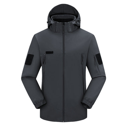Übergangsjacke Herren - Abnehmbare Kapuze - Fleecefutter