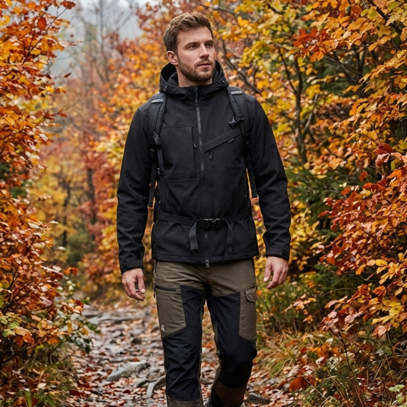 Hardshelljacke Herren - 8.000 mm Wassersäule - Leicht & Komprimierbar