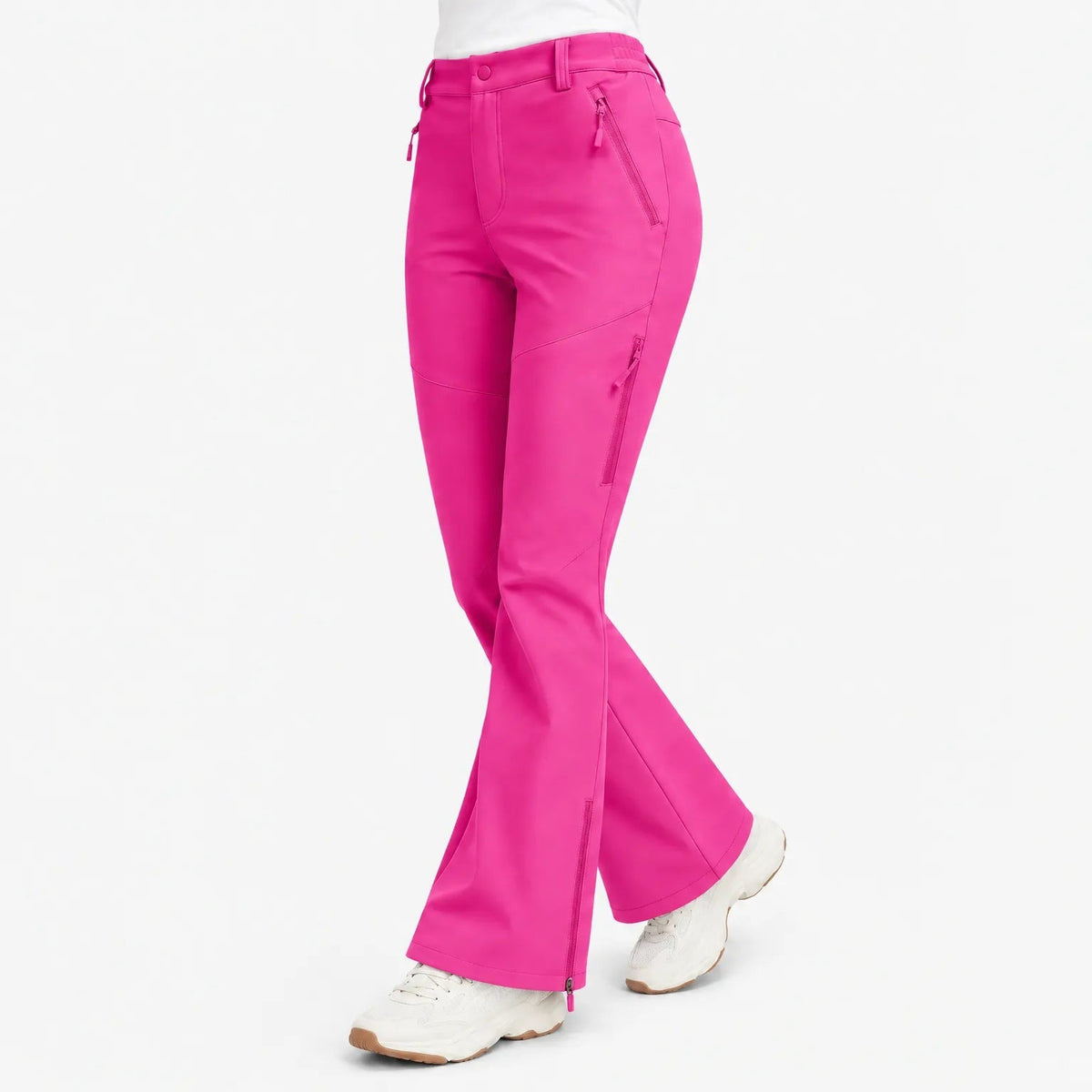Skihose Damen Softshell Pink