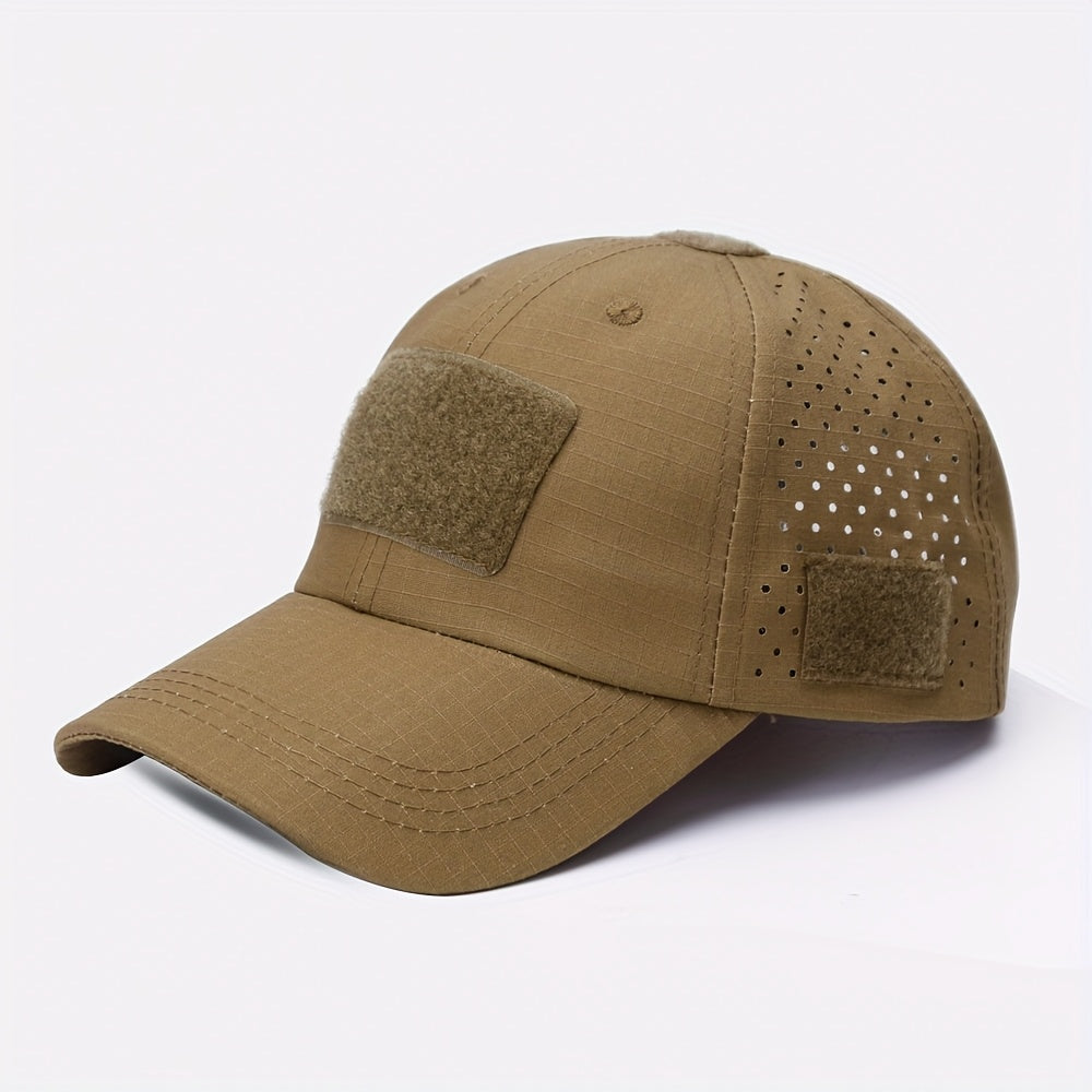 Herren-Camouflage-Tactical-Cap - Atmungsaktiv - Brillenhalter