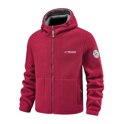 Fleecejacke Herren - Winddicht & Atmungsaktiv - Stehkragen