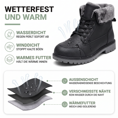 Winterstiefel Herren schwarz High-Top