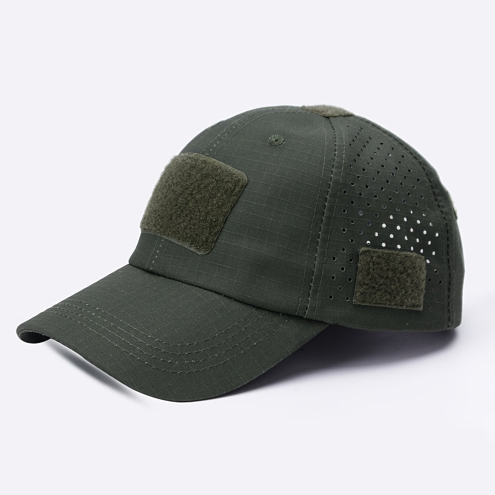 Herren-Camouflage-Tactical-Cap - Atmungsaktiv - Brillenhalter
