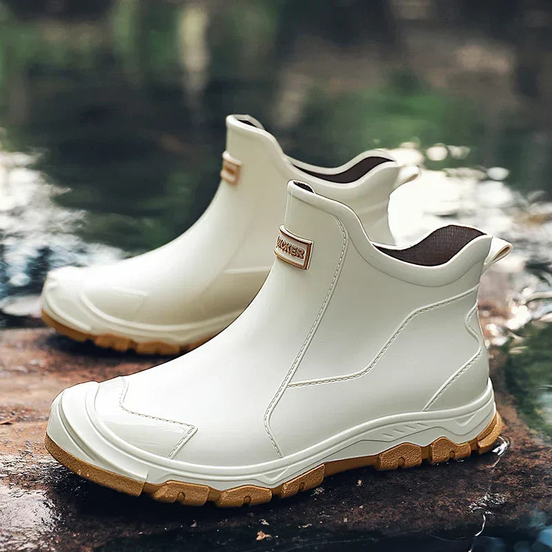 Kurze Gummistiefel Herren - knöchelhoch - Profilsohle