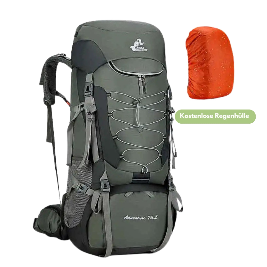 OutdoorHaven Rucksack 75L – Wasserdicht – Trekkingrucksack