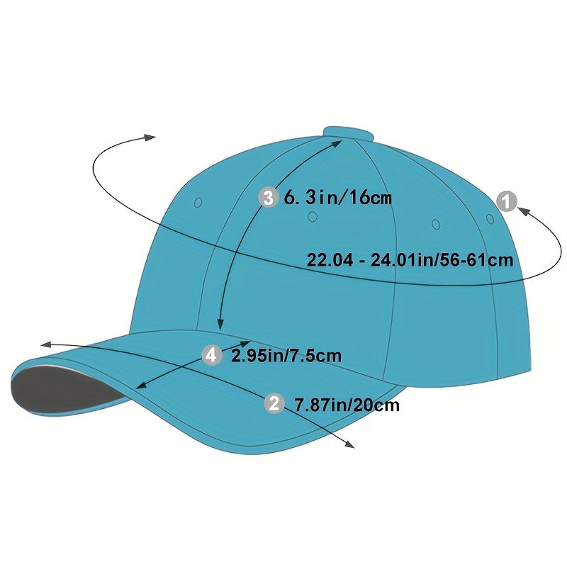 Herren-Leder-Cap - Verstellbar - Klassischer Stil