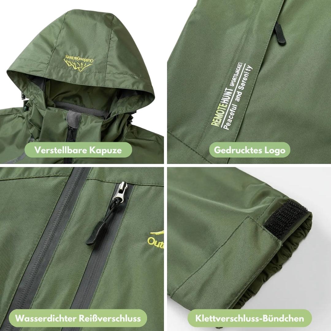 Herren Outdoorjacke – Winddicht & Wasserdicht