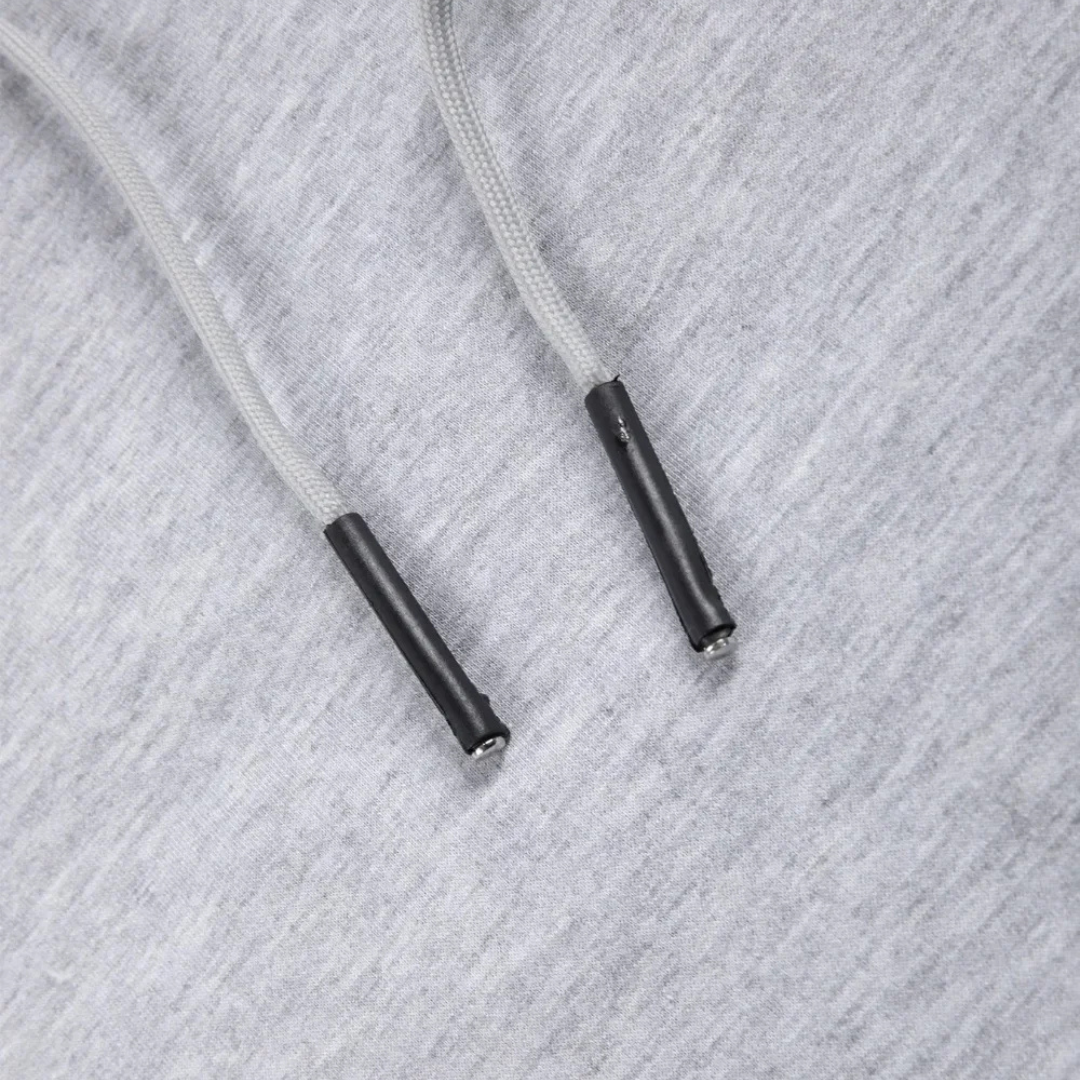 Fleecejacke Herren mit Kapuze sherpa-gefüttert schwarz