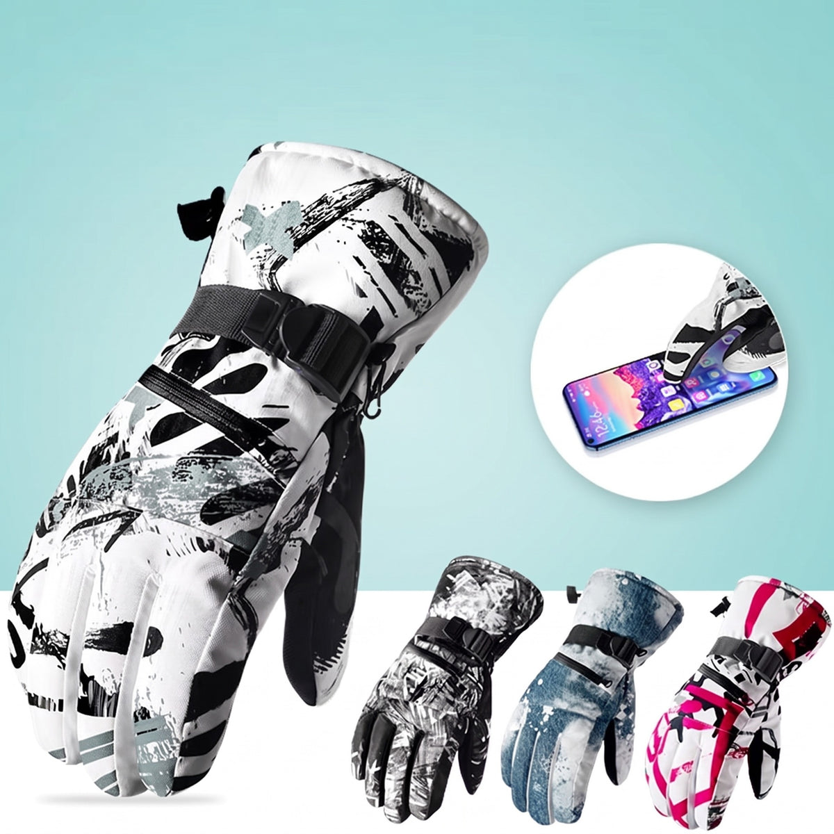 Skihandschuhe Touchscreen – Smartphone-Bedienung und alle drei Farben