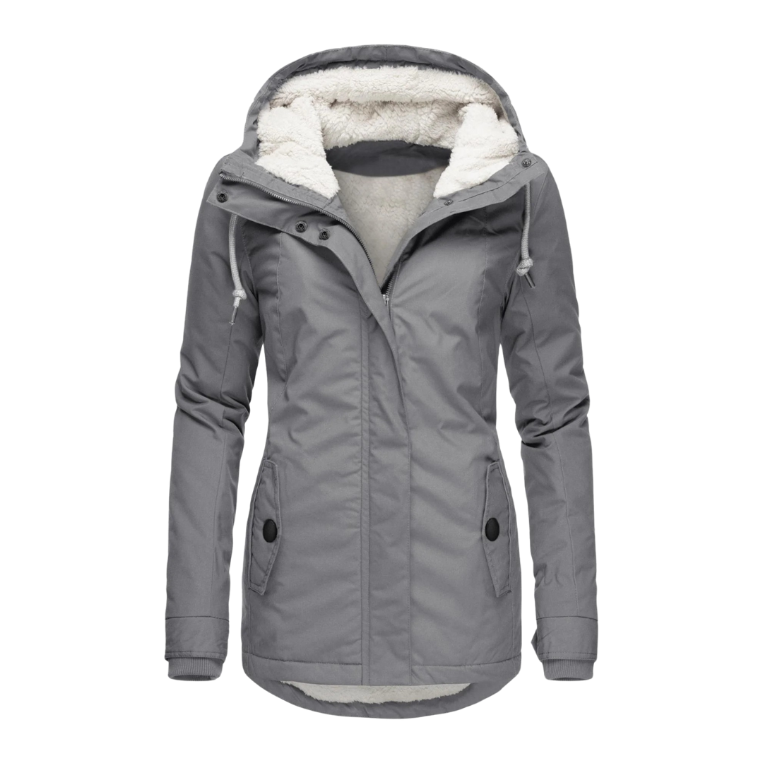 Wintermantel Damen Lang - Wasserdicht & Winddicht - Fleecefutter