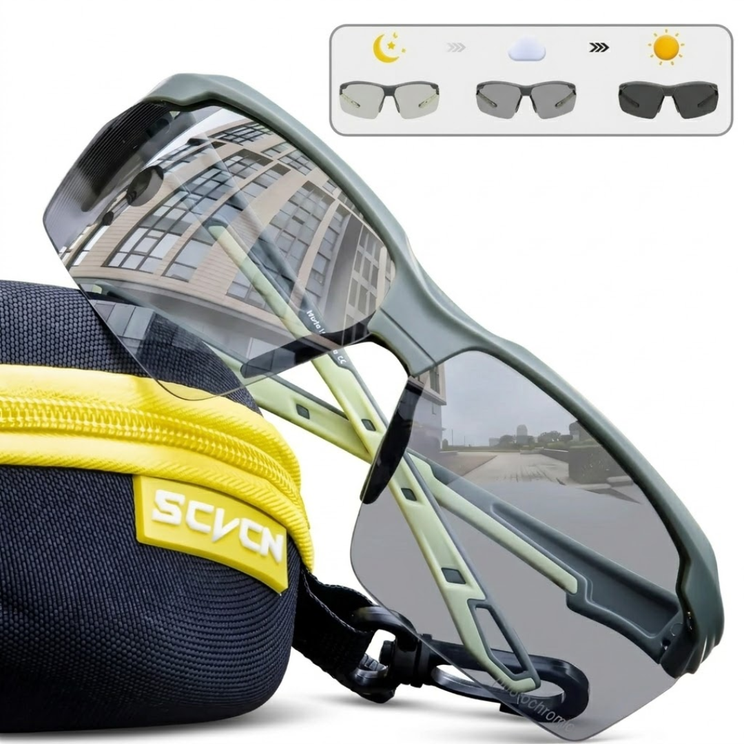 Fotochromatische Sonnenbrille – Sportbrille – UV400