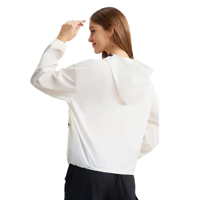 Leichte Sommerjacke Damen - UV-Schutz UPF 50+ - Mit Kapuze